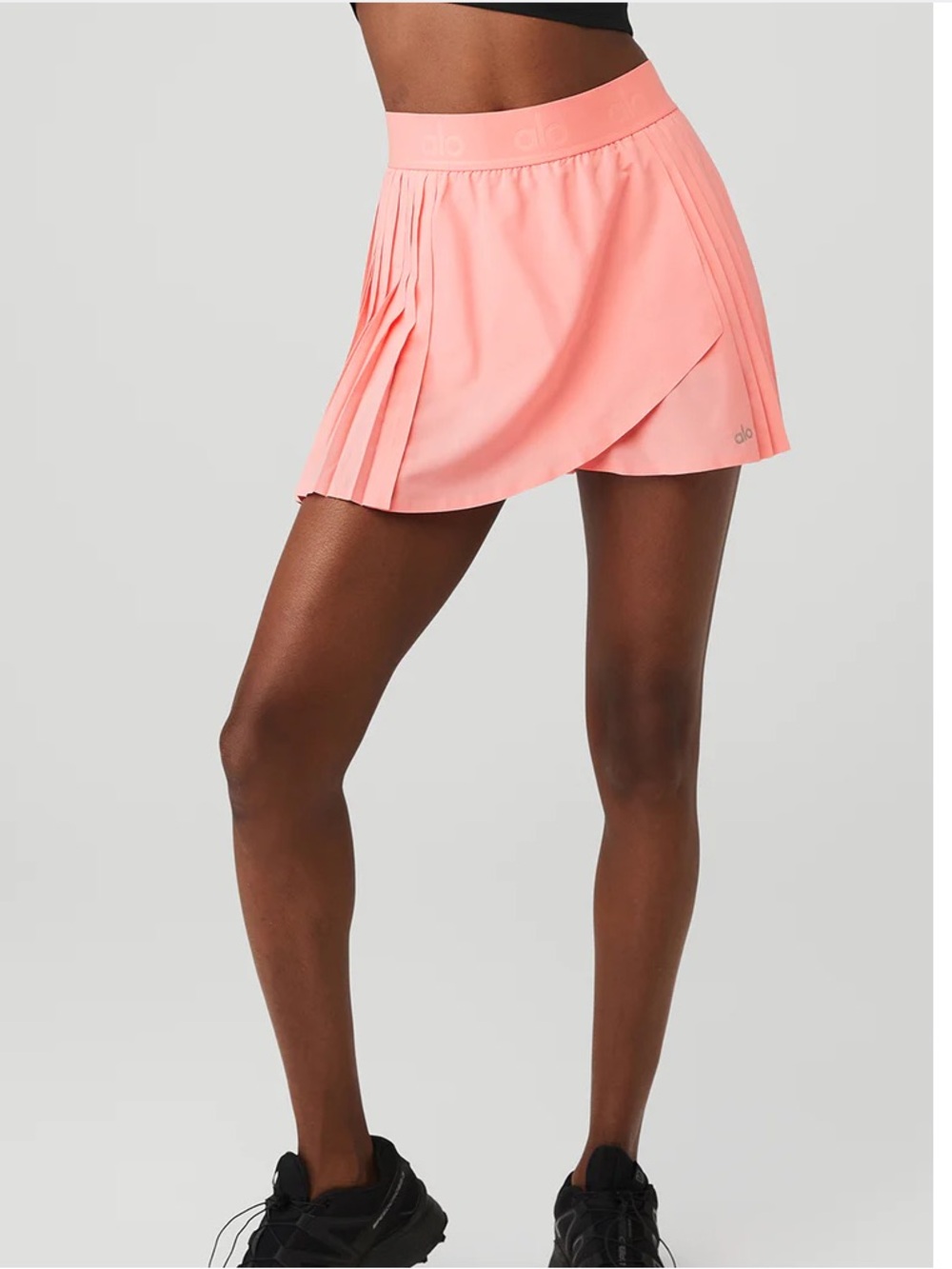 ALO Yoga Pink Pleated Athletic Skort